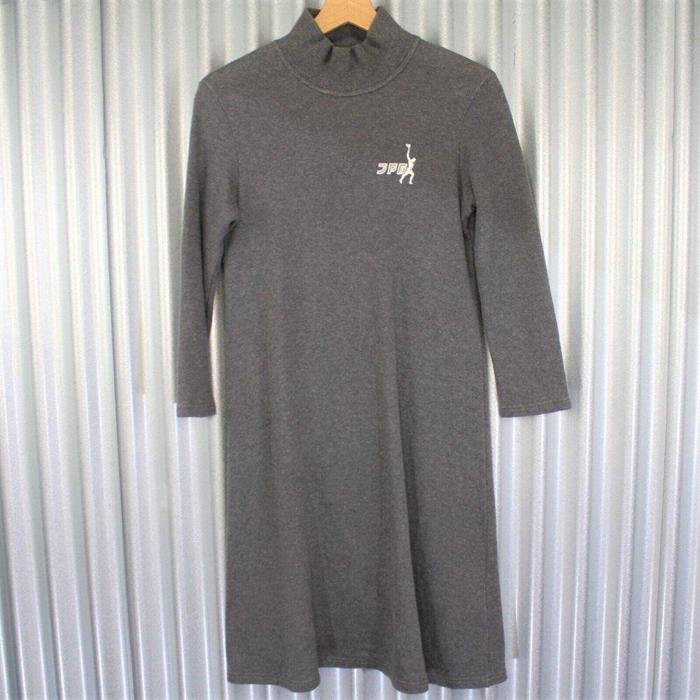Vintage Jean Paul Gaultier Womens 40 JPG Spell Out Sweater Dress Rare AY70
